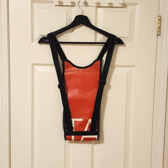 Colorful repurposed material Bag with Abstract Design - Picture 2 of 3